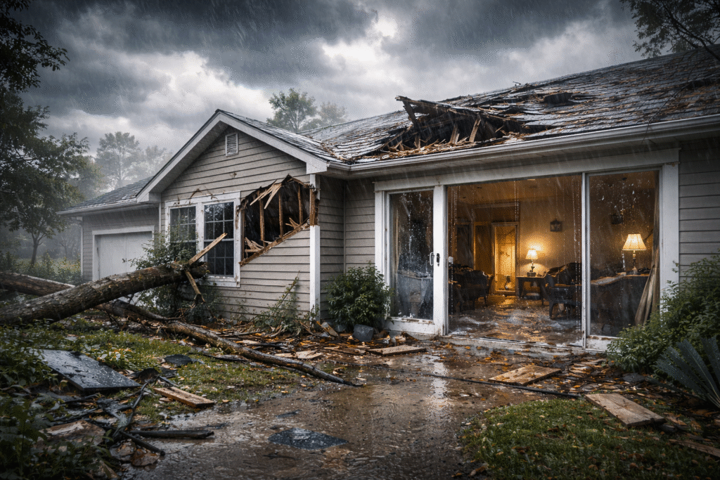 storm damage restoration